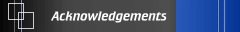 Acknowledgements